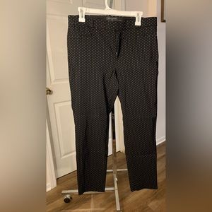 NWT Banana Republic Factory Sloan Pants sz 12 Midrise slim black